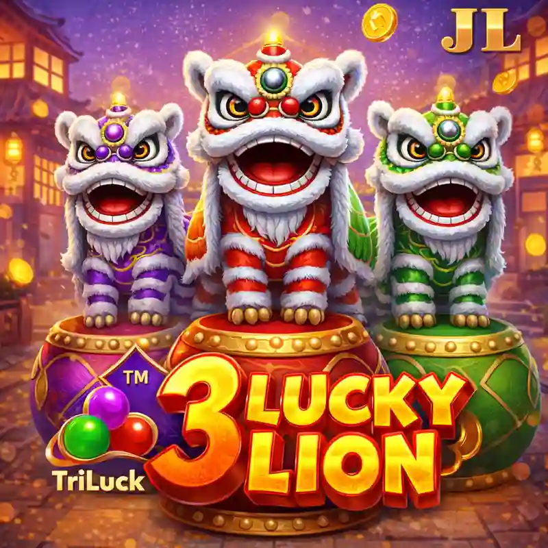 3 LUCKY LION Casino Game Interface